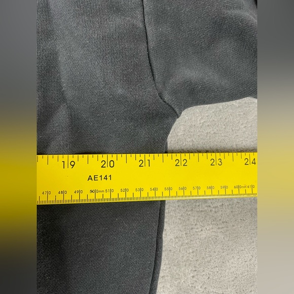 Adidas Men's M Trefoil Hoodie Black Pullover Cotton Blend Sweatshirt Used - Picture 6 of 11